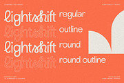 Lightshift - Funky Display Typeface, a Sans Serif Font by SilverStag Type Foundry (Thumbnail 15 of 25)