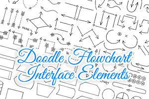 Doodle Flowchart Interface Elements