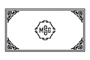 Classic Border Frame SVG Bundle, an Illustration by yasushie (Thumbnail 6 of 28)