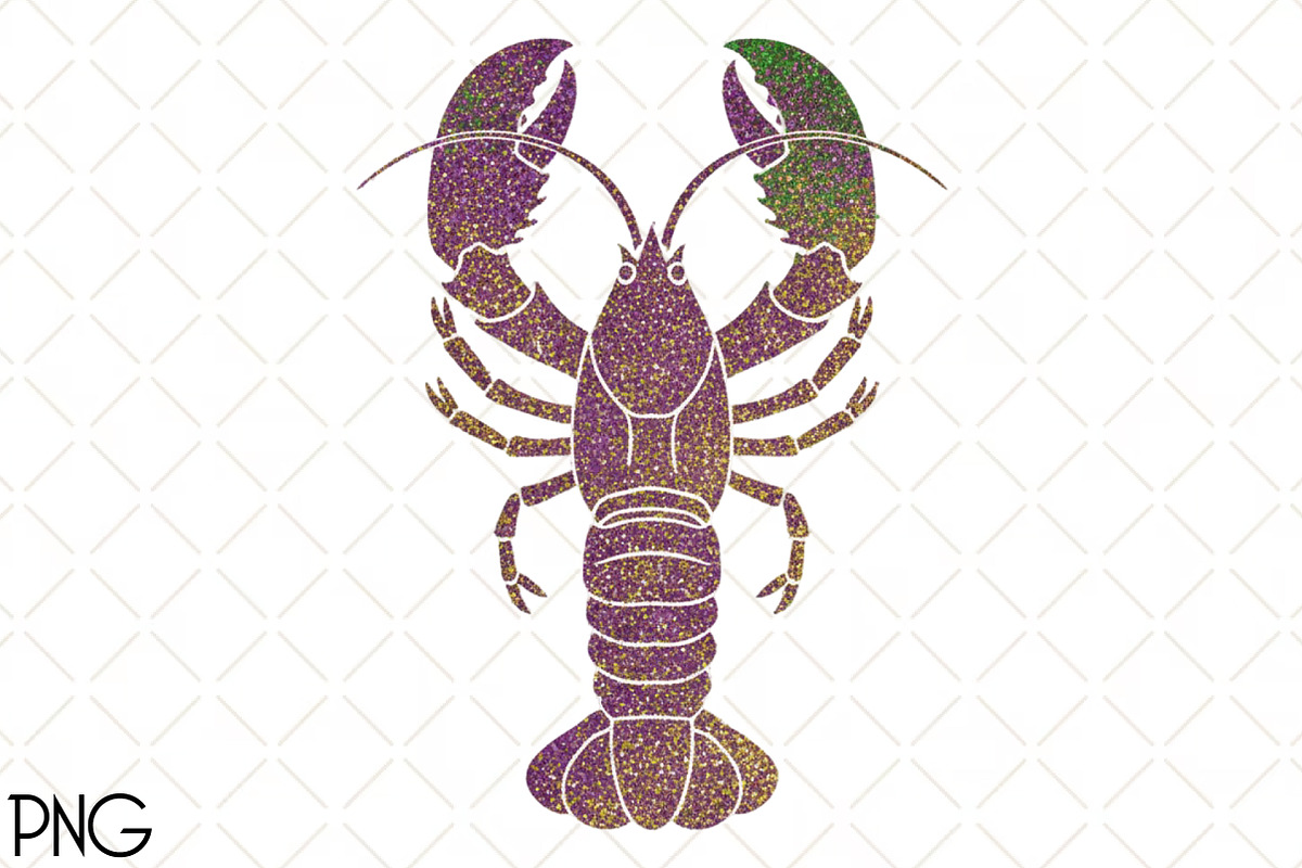 Crawfish Mardi Gras Kids Sublimation, an Illustration by Black Bird Studio (Photo 1 of 3)