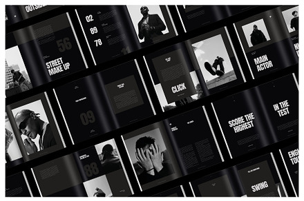 ROLENT Creative Portfolio, a Magazine Template by Arif Tri Ananta