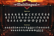 Bladfour - Epic Blackletter Typeface, a Blackletter Font by Burntilldead (Thumbnail 10 of 11)
