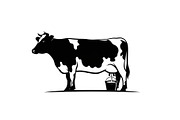 Farm Cow Silhouette Vector Bundle, an Illustration by Designs_River (Thumbnail 30 of 51)