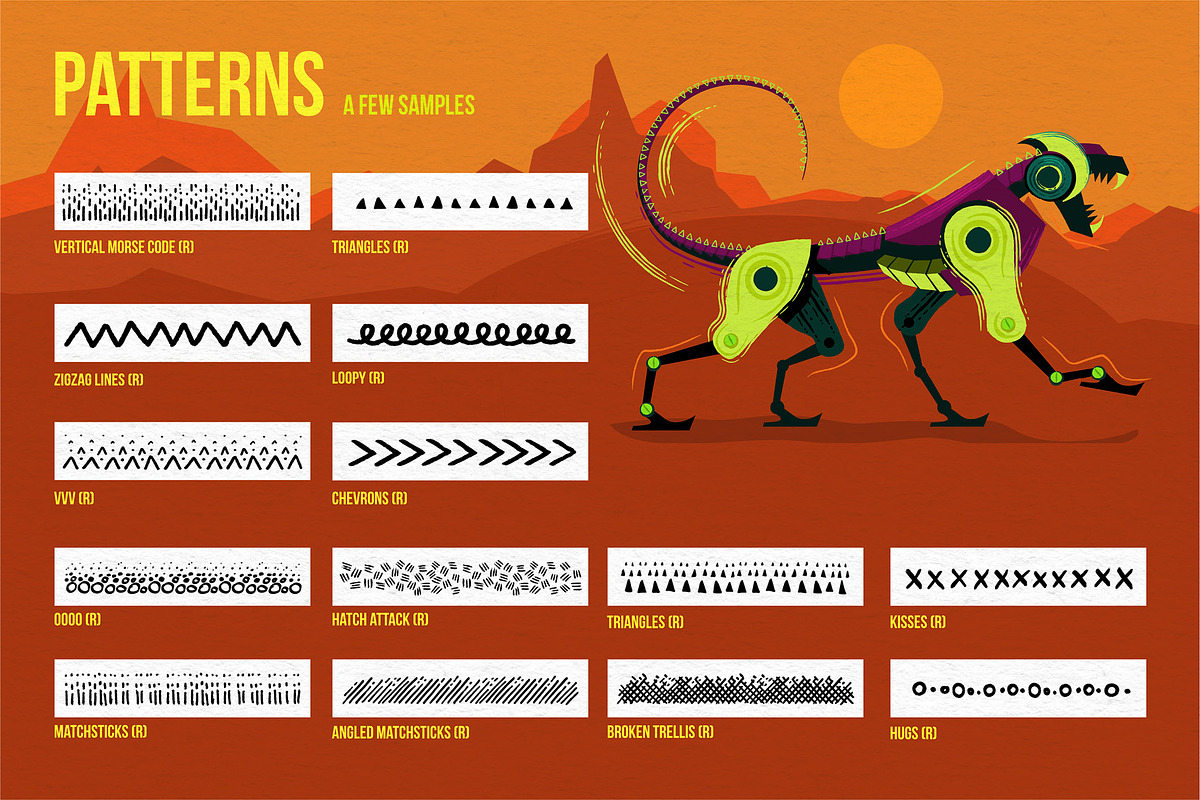 VOLT - Vector Brushes for Affinity, a Brush Add-On by Green Room Media (Photo 16 of 18)