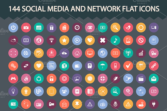Social Media And Network Icons