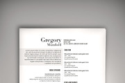 Noir and Blanc CV (DOC + PSD), a Resume Template by Valeur Design (Thumbnail 3 of 4)