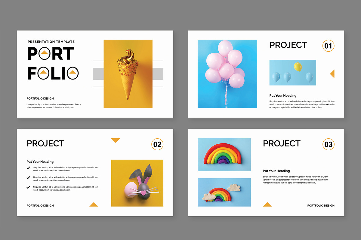 Portfolio Presentation Layout, a Presentation Template by ContestDesign (Photo 2 of 5)