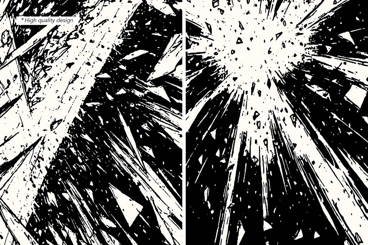 Impact Explosion Backgrounds, a Background Graphic by Partikusi Design (Photo 2 of 3)