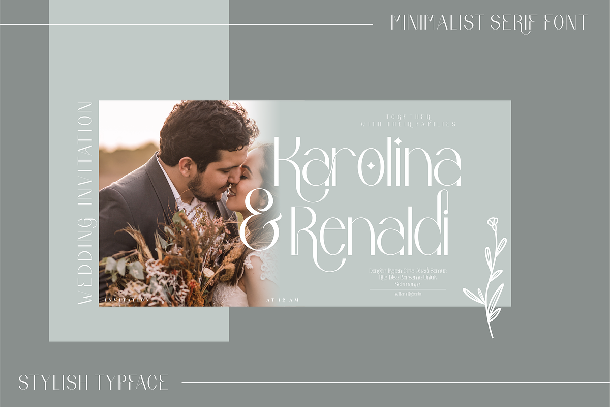 Kegisiko Stylish Sans Serif Font, a Sans Serif Font by Storytype Studio (Photo 2 of 8)