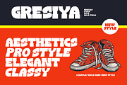 Gresiya ( 4 Style ), a Sans Serif Font by IM Studio (Thumbnail 6 of 9)