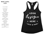 Next Level 1533 Tank Mockup Bundle, a Shirt Mockup by lock and page (Thumbnail 2 of 35)