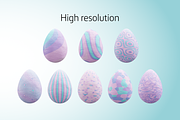Pastel Themed Easter Egg PNG Bundle, an Object Graphic by 3PointsCreative (Thumbnail 4 of 7)