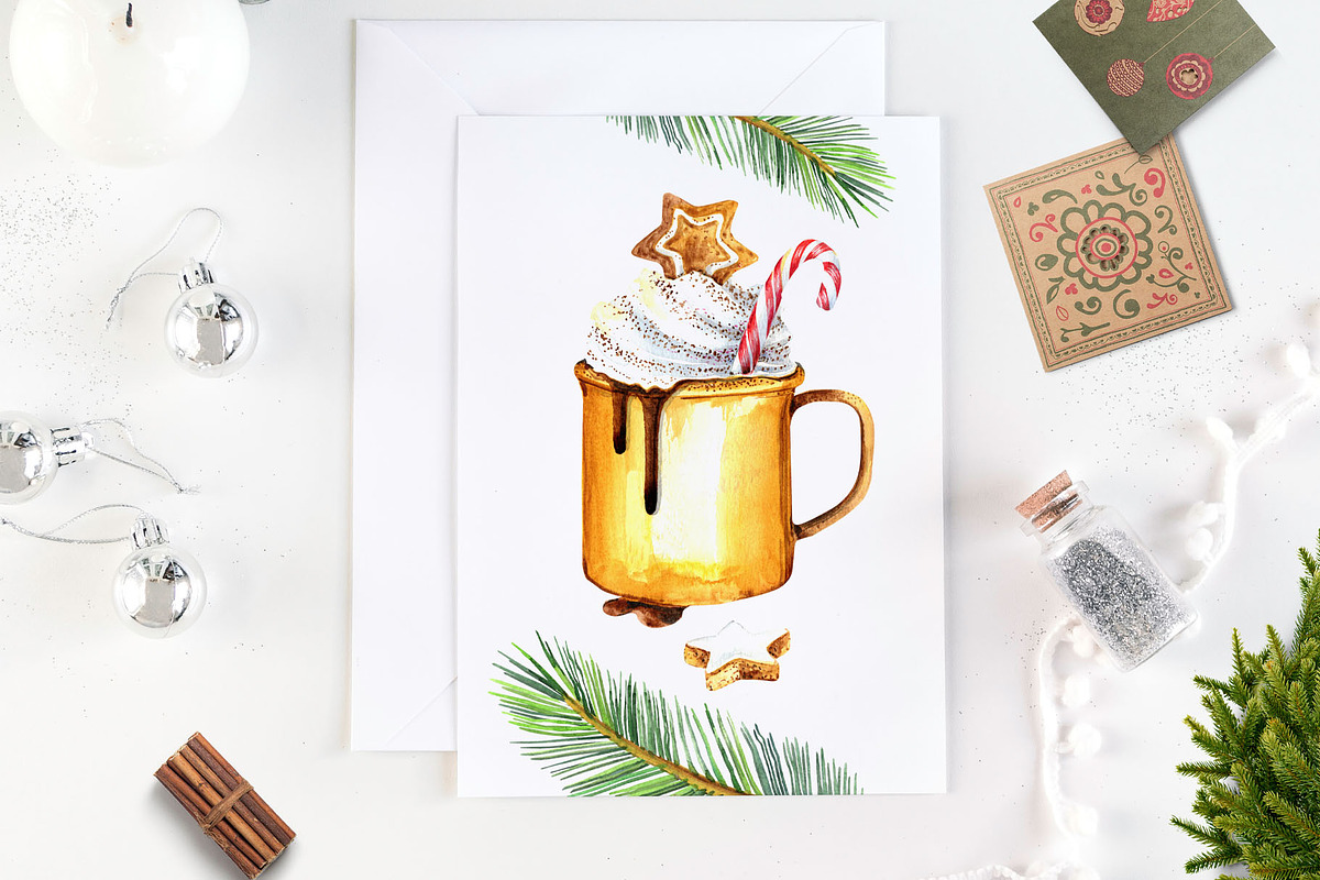 Vintage Christmas, an Illustration by JennyColorArt (Photo 3 of 3)