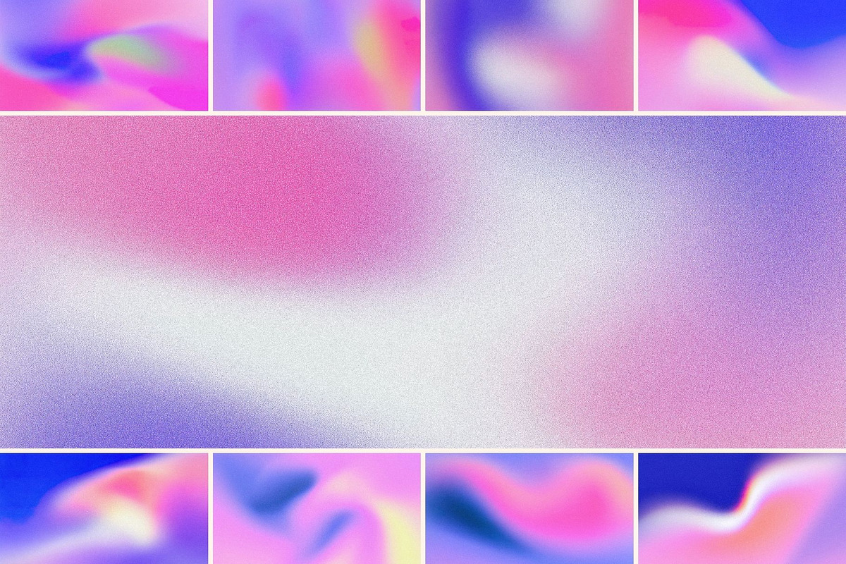 Purple Grainy Gradient Collection, a Background Graphic by Anzhelika (Photo 8 of 10)