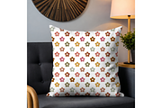 Smiley Autumn Blossoms Pattern, a Pattern Graphic by OwlAndFern (Thumbnail 3 of 14)
