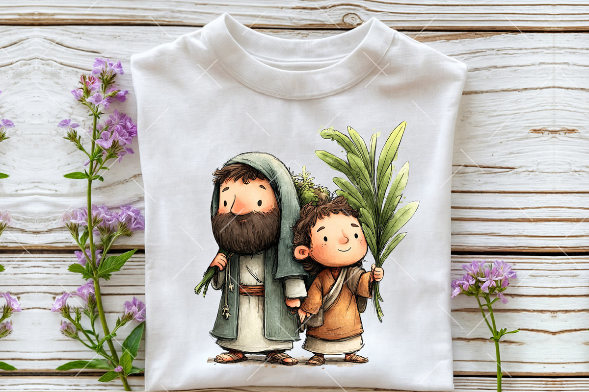 Whimsical Nativity Scene Clipart, an Illustration by OK Design (Photo 6 of 6)