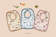 Fish clipart & pattern, a Seasonal Illustration by JulzaArt (Thumbnail 8 of 9)