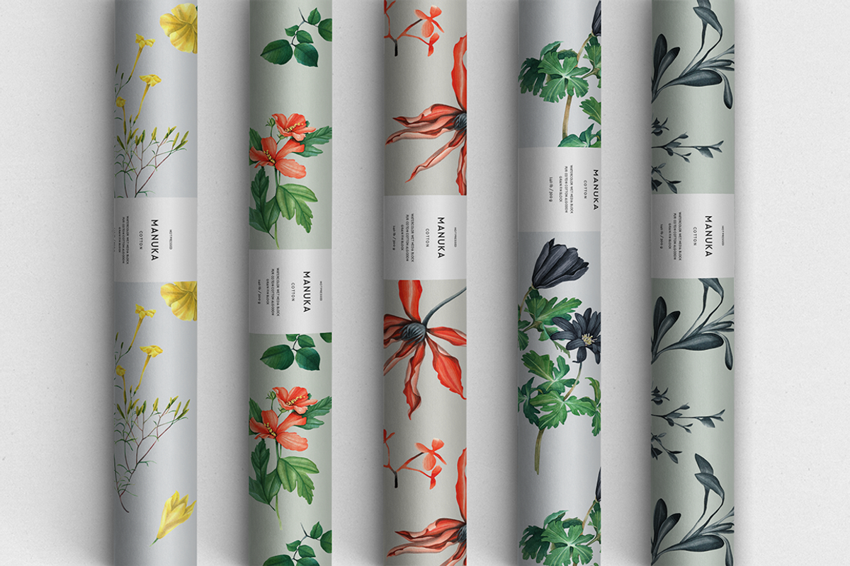 Botanical Watercolor Set, an Object Illustration by Manuka (Photo 5 of 6)