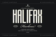 Quarthaus: Bold Condensed Sans Serif, a Sans Serif Font by Hustle Supply Co. (Thumbnail 6 of 6)