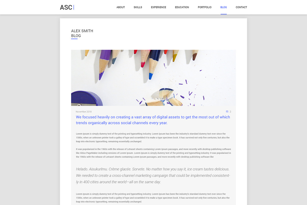 Material CV / Resume, a Resume Template by moinkhanuy (Photo 9 of 10)