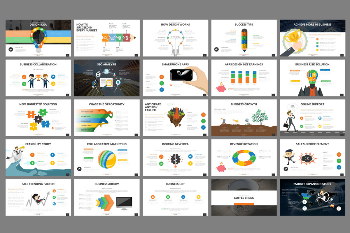 Sivie Presentation Template, a Presentation Template by GreenDesign (Photo 2 of 4)