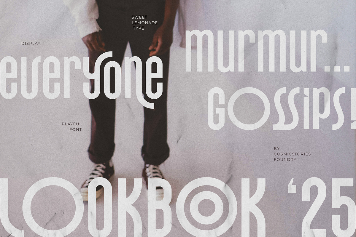 Sweet Lemonade Display Ligature Font, a Sans Serif Font by Cosmic Stories Foundry (Photo 11 of 25)
