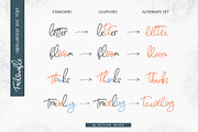 Fashionable Duo Font & Illustr., a Script Font by Designwork (Thumbnail 18 of 20)