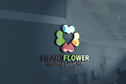 Heart-Love Flower logo, a Branding & Logo Template by Creative Dezing (Thumbnail 5 of 6)