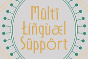 CS Amber – Art Deco Font, a Sans Serif Font by Craft Supply Co. (Thumbnail 4 of 8)