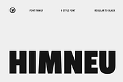 Himneu – Condensed Font, a Font by Yukita Creative (Thumbnail 1 of 8)