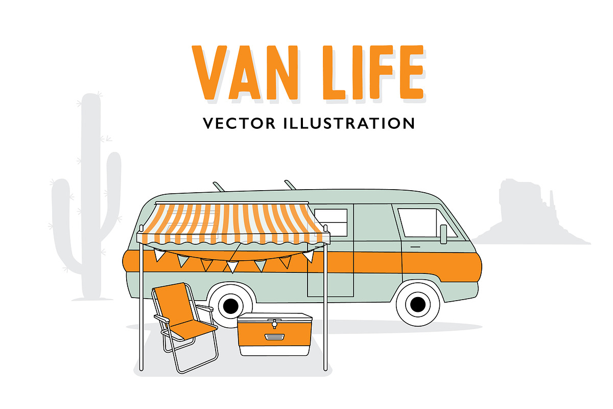 Van Life 1, an Illustration by the cabin supply co (Photo 1 of 3)
