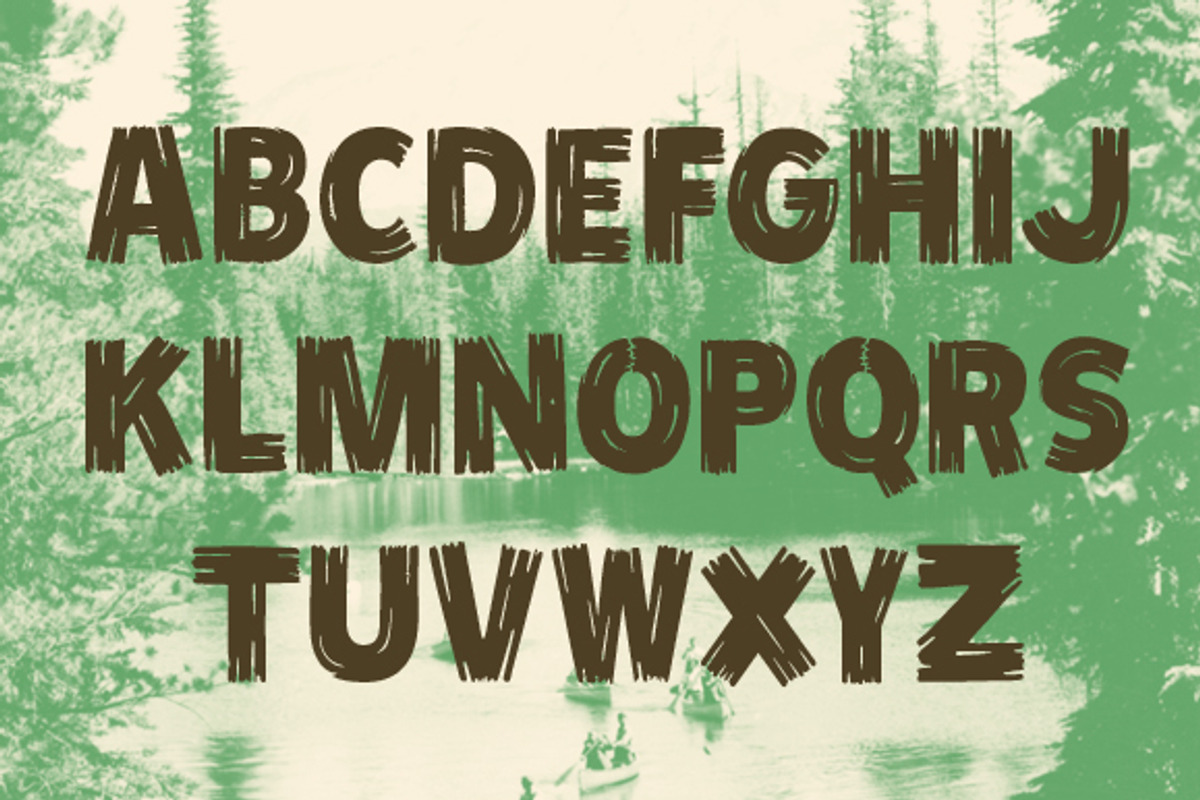 Scout - Vintage Style Display Font preview 2