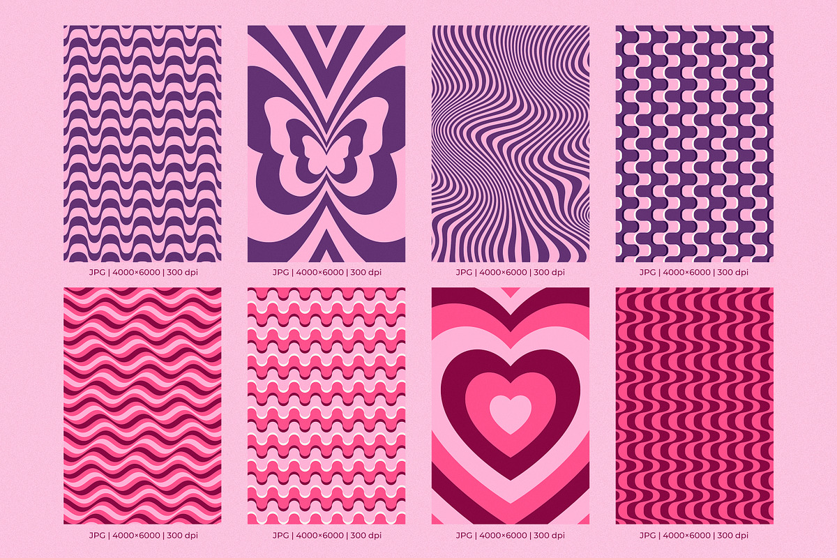 Retro Groovy Backgrounds, a Background Graphic by May Motif (Photo 12 of 20)