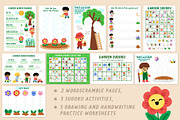 Garden games and activities for kids, an Education Illustration by Lexi Claus (Thumbnail 7 of 15)