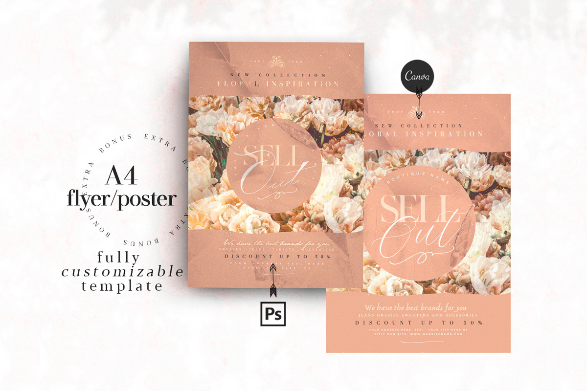 Sell Out - Social Media Pack + Flyer, a Social Media Template by Touringxx Creative Studio (Photo 8 of 9)