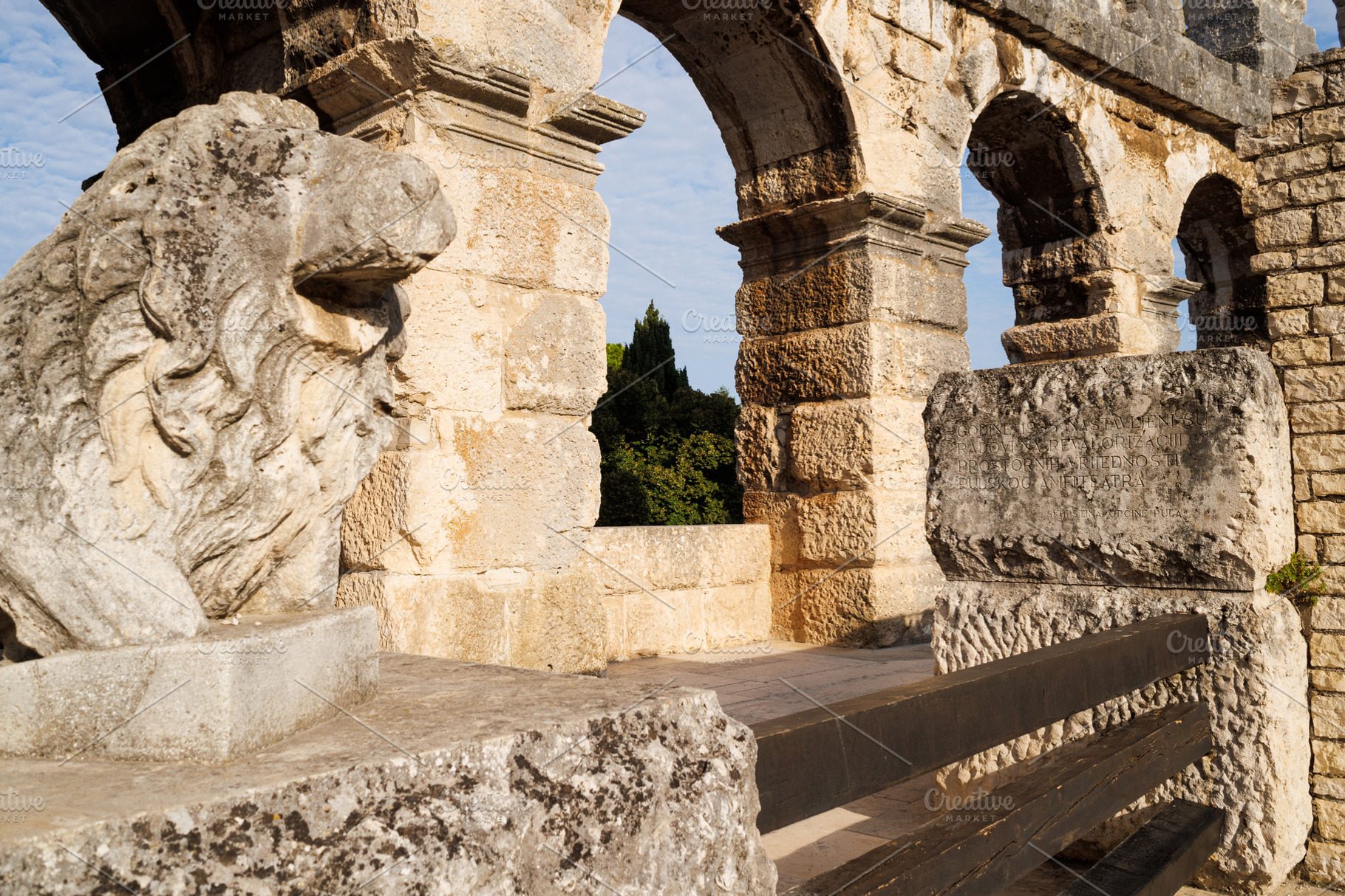 Roman Amphitheater, Pula, Croatia, an Architecture Photo by Bepslabor
