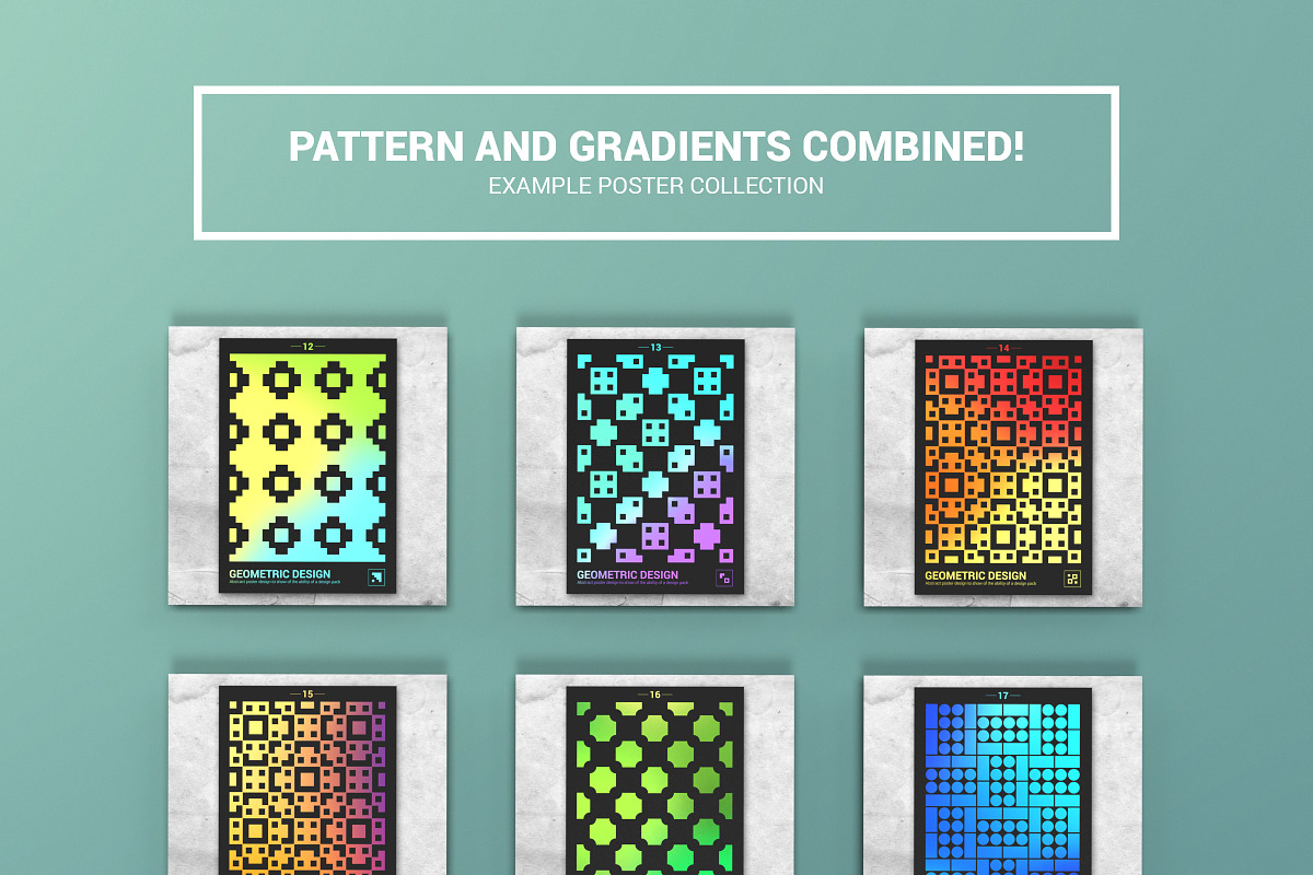 Bundle freeform Gradient and shapes!, a Pattern Graphic by EMP Design (Photo 2 of 20)