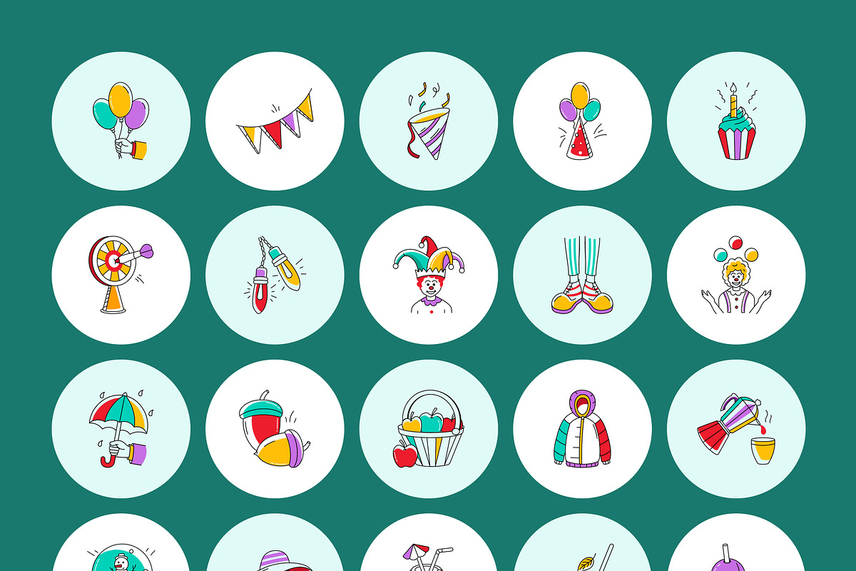 300 Everyday Doodle Icons, an Outline Icon by Creative Stall (Photo 7 of 12)