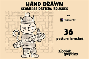 Seamless Pattern Procreate Brushes