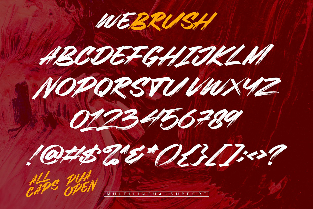 Webrush, a Blackletter Font by Garisman Std (Photo 7 of 7)