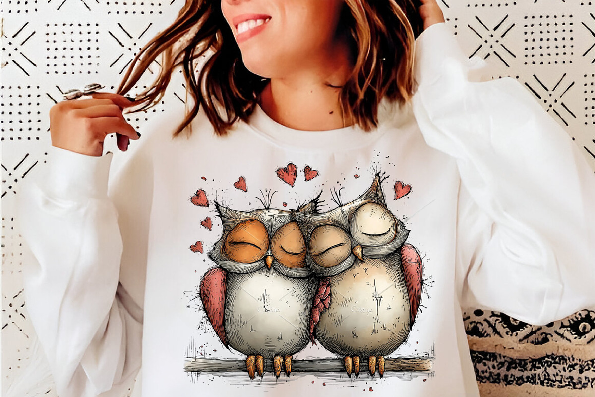 Valentines Birds Clipart PNG, an Illustration by SinaCreation (Photo 7 of 11)