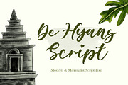 De Hyang Script, a Script Font by Wacaksara Co. (Thumbnail 1 of 7)