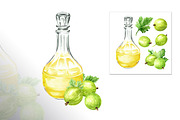 Amber Gooseberry. Watercolor set, a Food Illustration by Daria Ustiugova (Thumbnail 17 of 23)