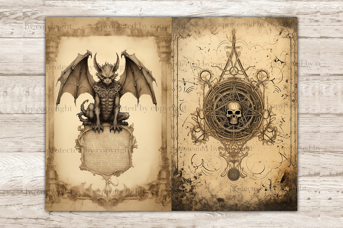 Grimoire Junk Journal Kit | Witch