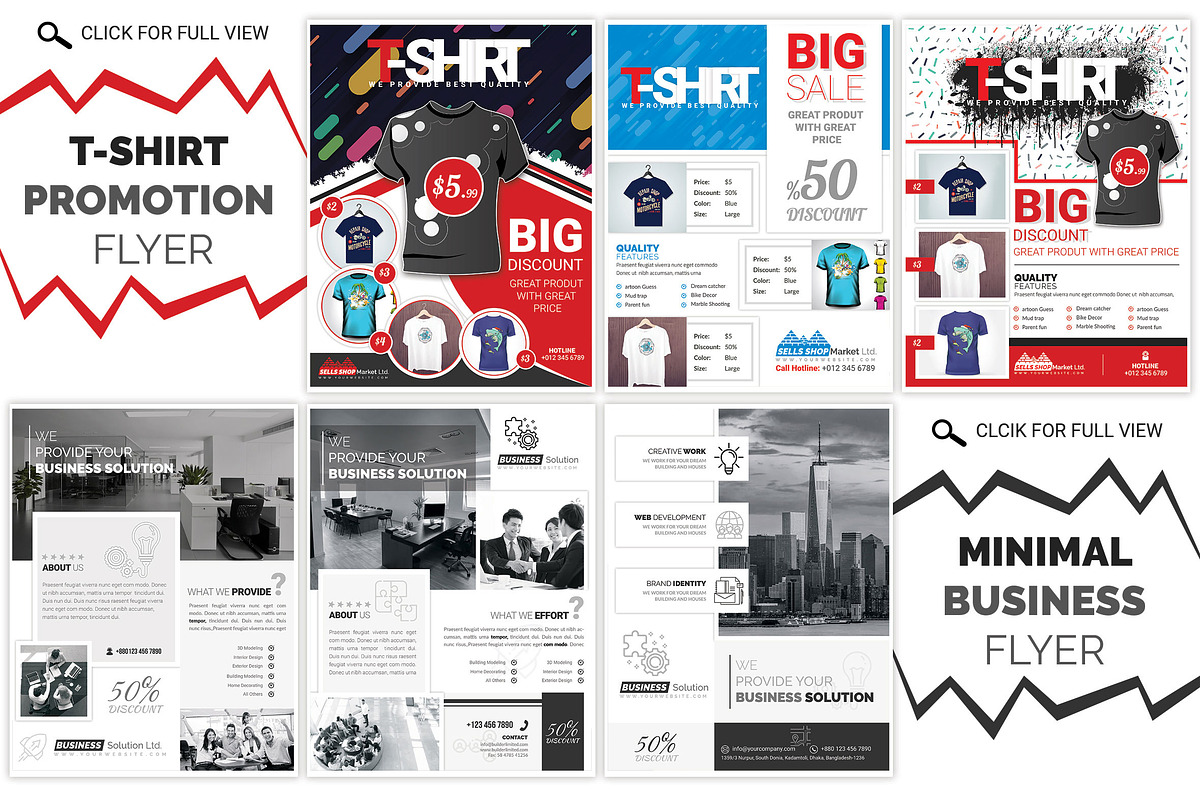 120 Corporate Flyer & Poster Bundle, a Flyer Template by Imagine Design Studio (Photo 21 of 33)