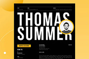 Resume template V01, a Marketing Template by fashionaddict (Thumbnail 4 of 4)
