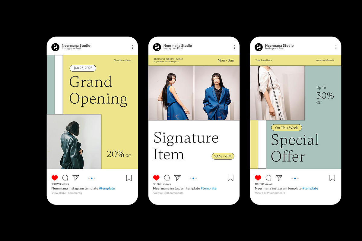 Modern Grand Opening Instagram Post preview 4