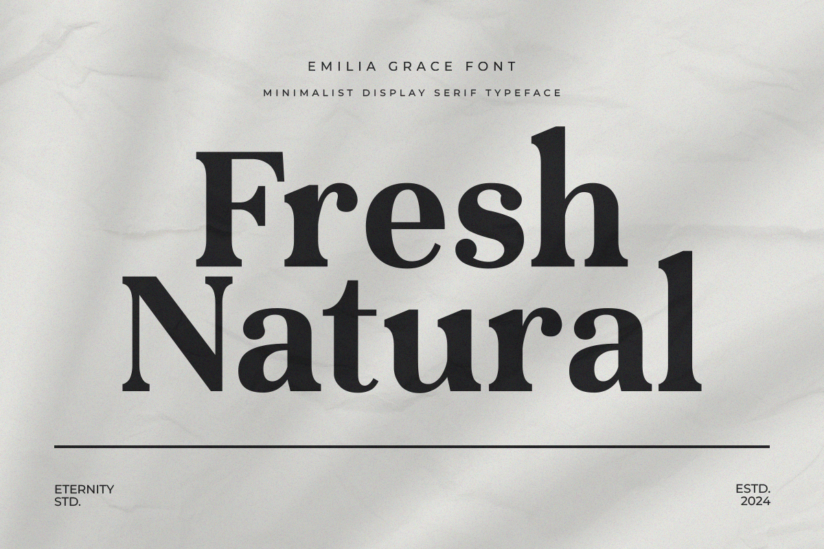 ET Emilia Grace, a Serif Font by Eternity Studio (Photo 9 of 10)