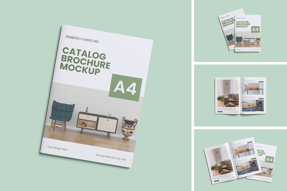 A4 Catalog Mockup, an Advertising Mockup by xavier_studio (Photo 3 of 5)