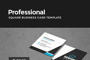 Corporate Square Business Card